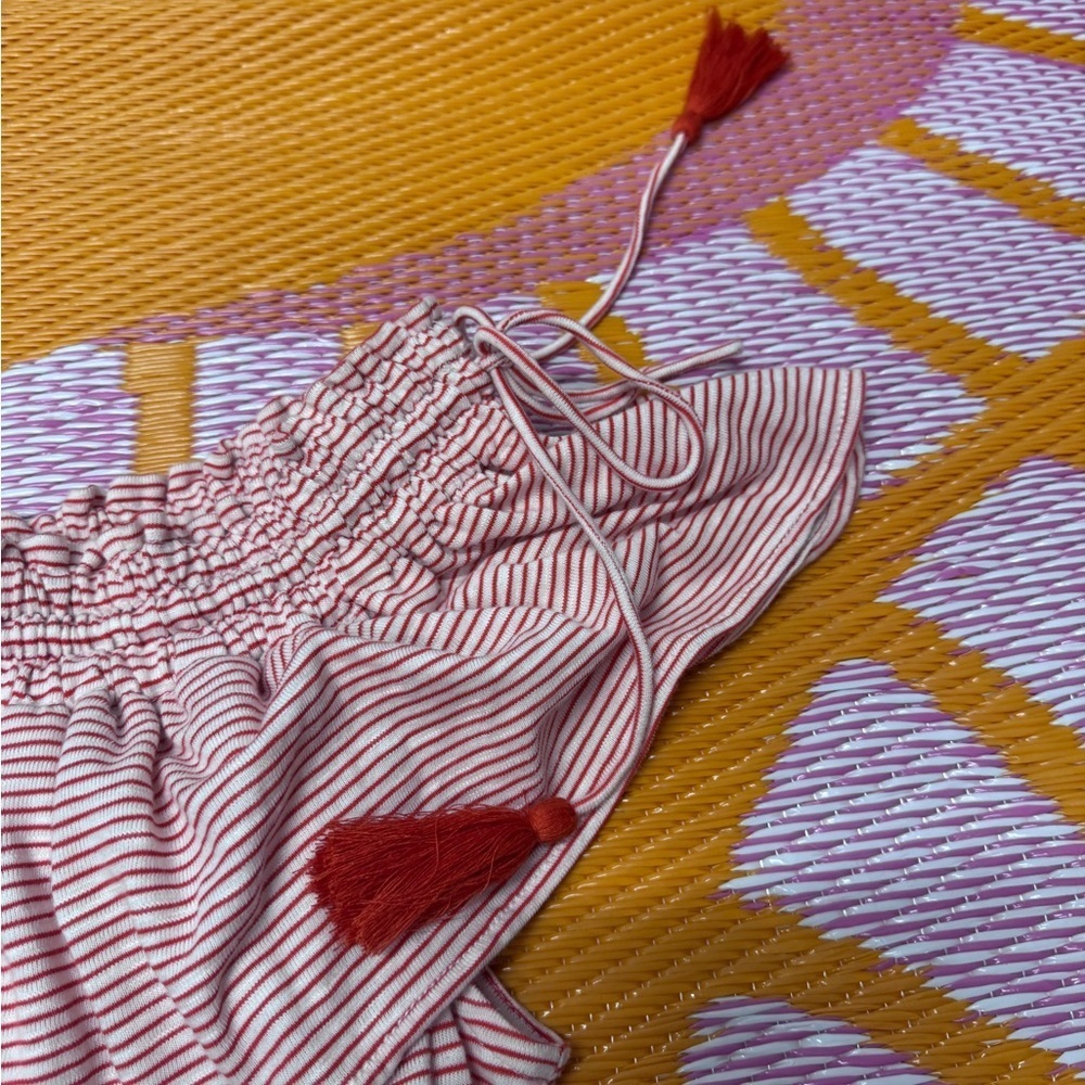 LOFT Pink Ruffled Off-Shoulder Sundress​ - Picture 4 of 8